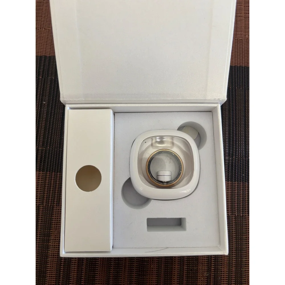 Generic Smart Health Tracker Ring Size 8 Rose Gold Heart Rate Sleep Monitor
